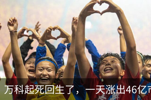万科起死回生了，一天涨出46亿市值，房地产板块要爆发。